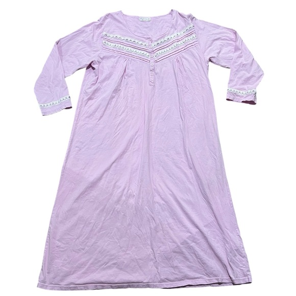 keyocean Other - Keyocean Cotton Pink & White XXL women’s Nightgown